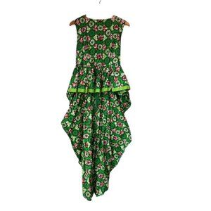 Binta Real Wax African Print Peplum Hi-Low Top | Size 2XL | New
